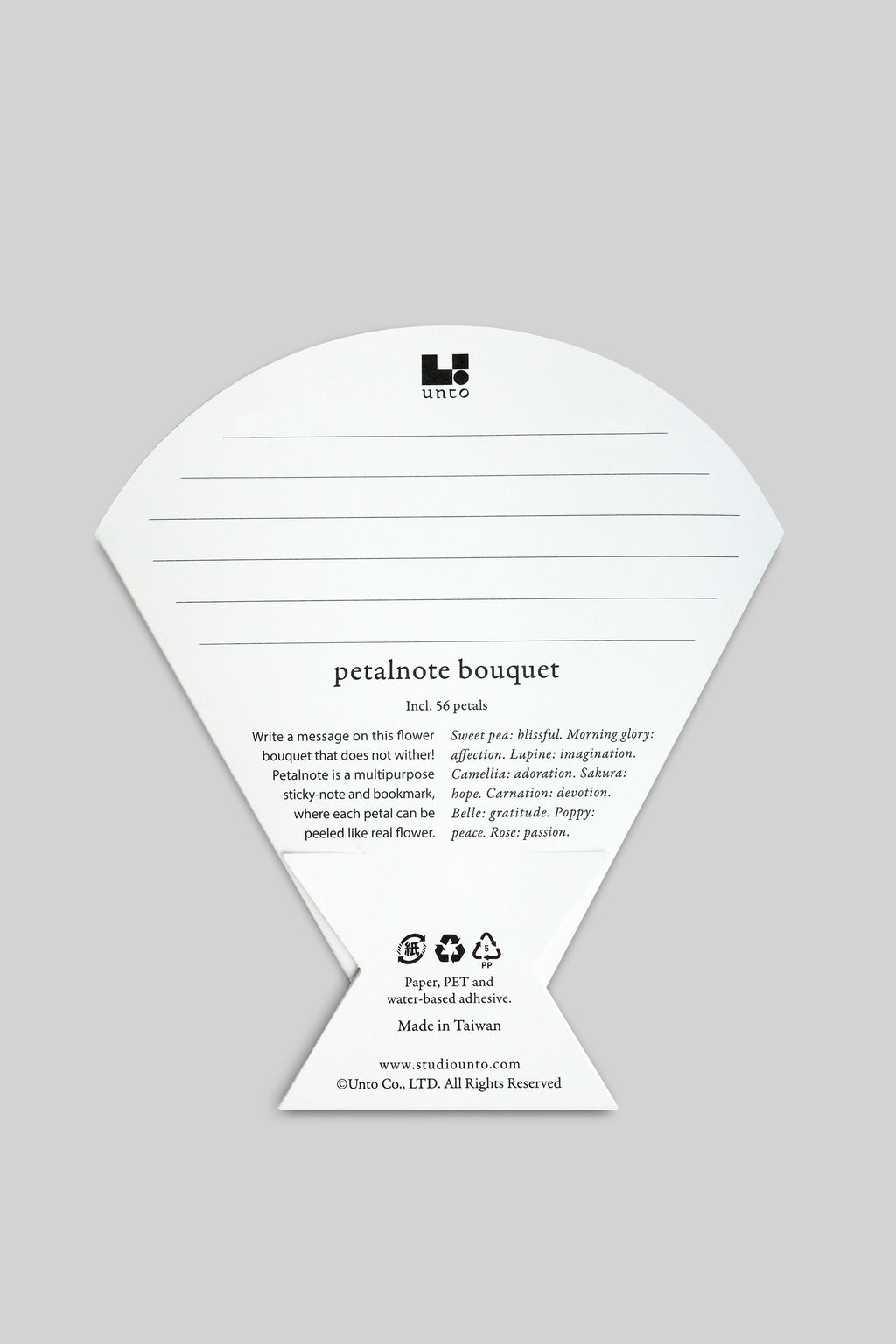 PETALNOTE BOUQUET— CAMELLIA & POPPY