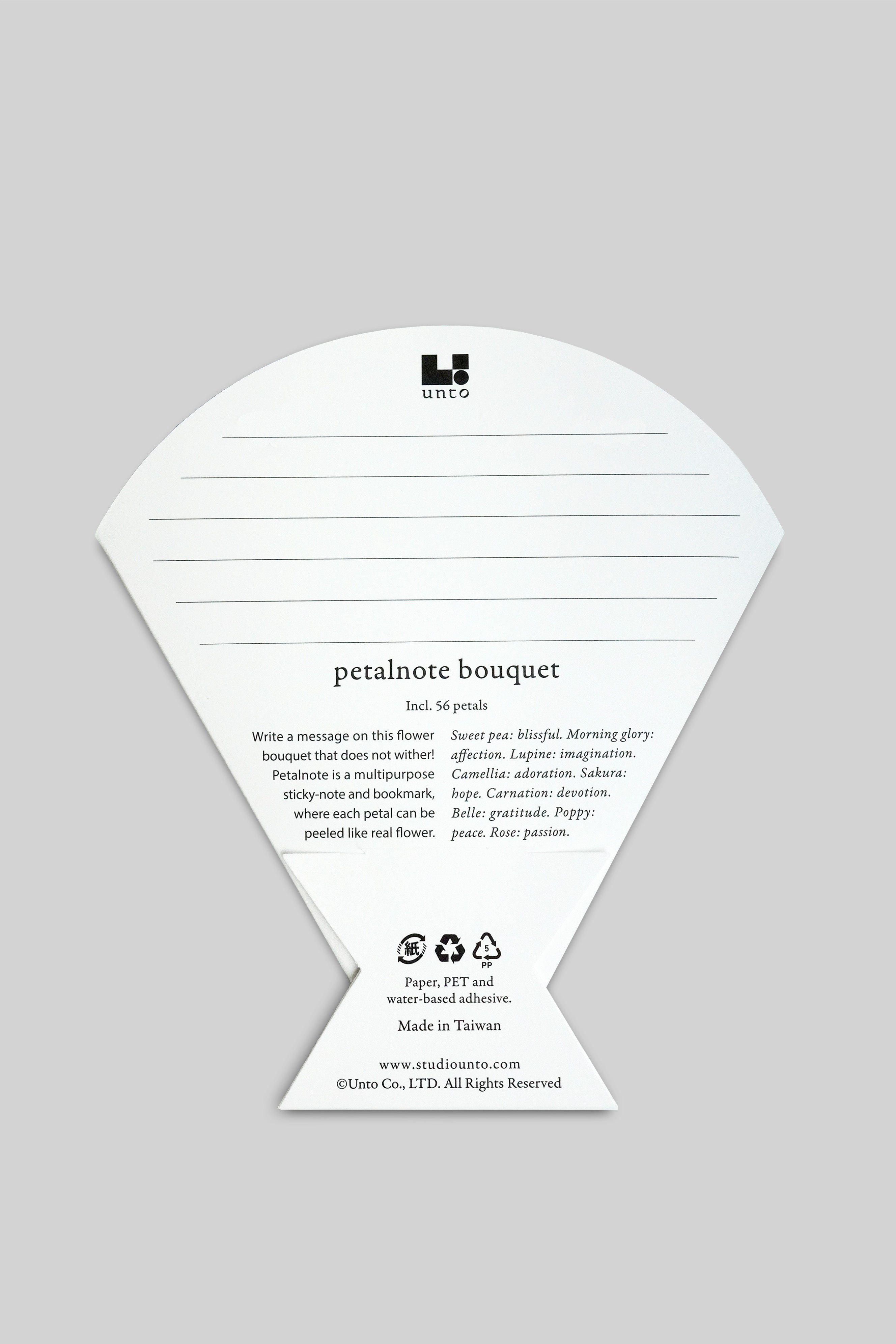 PETALNOTE BOUQUET— CAMELLIA & POPPY