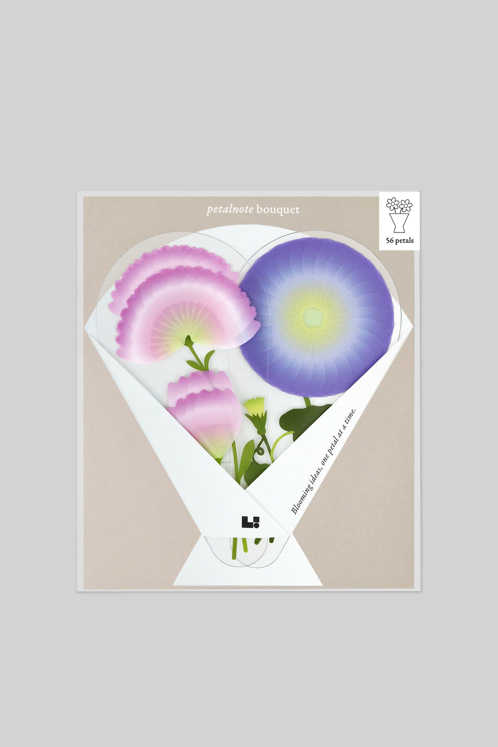 PETALNOTE BOUQUET— CARNATION & MORNING GLORY