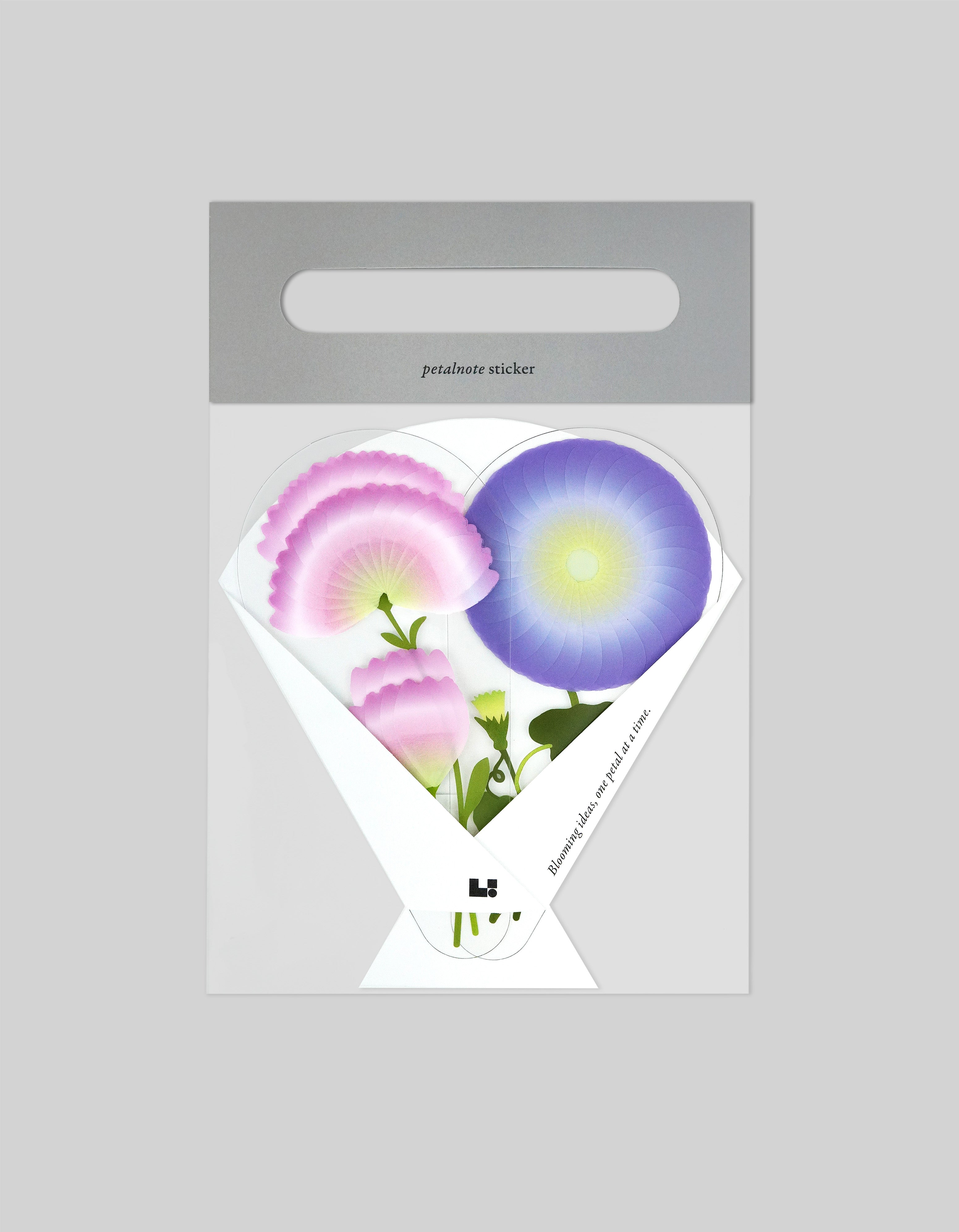 PETALNOTE BOUQUET— CARNATION & MORNING GLORY