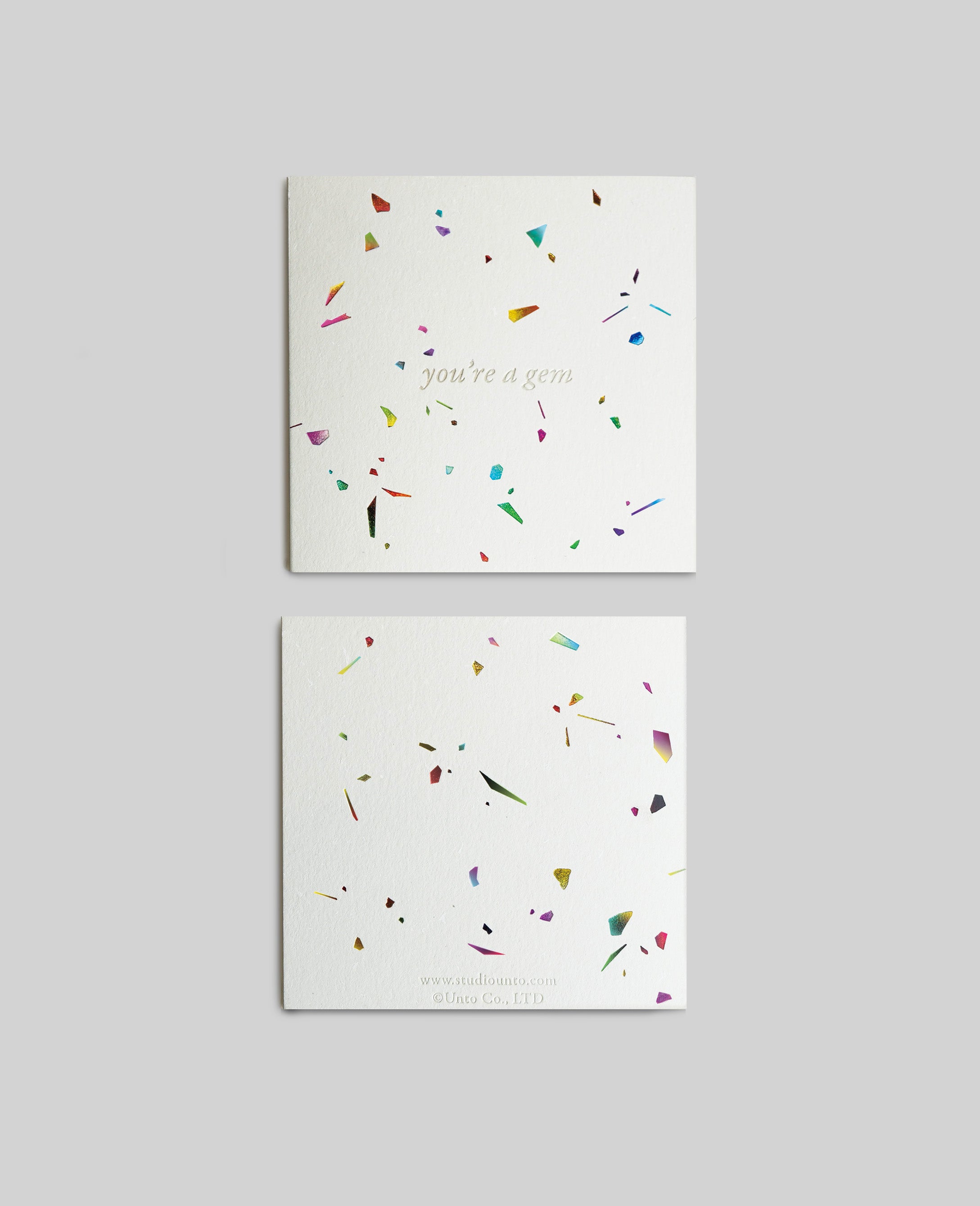 You're a gem — White